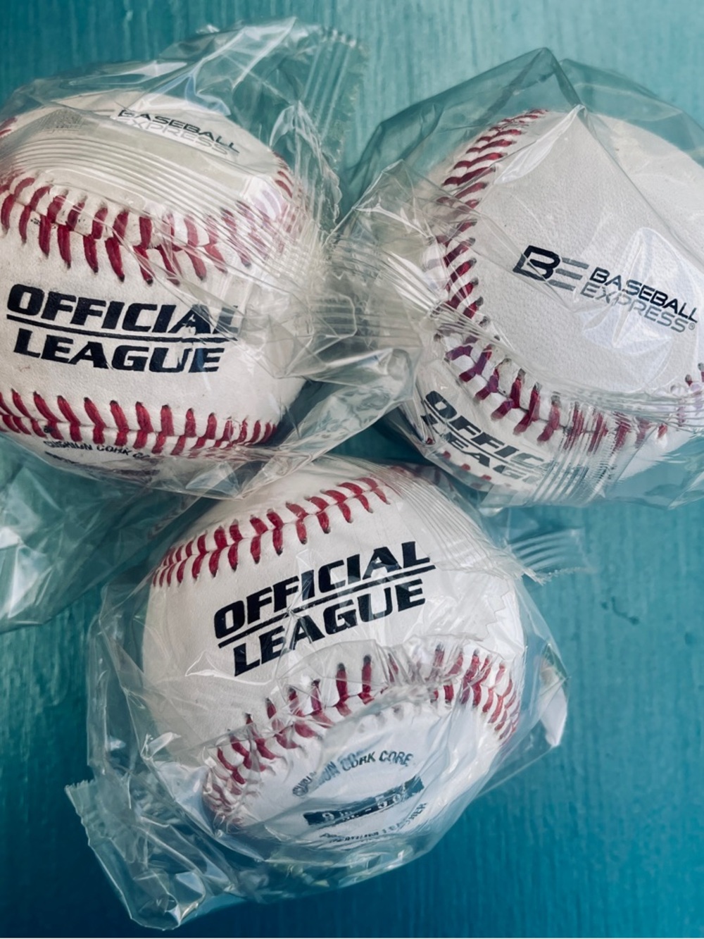 NEW Official League Baseballs - White with Red Stitching